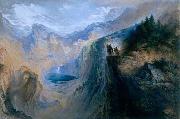 John Martin Manfred on the Jungfrau France oil painting artist